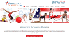 Desktop Screenshot of gymnasticsolympica.com